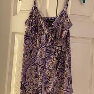 Dressy tank with sequins